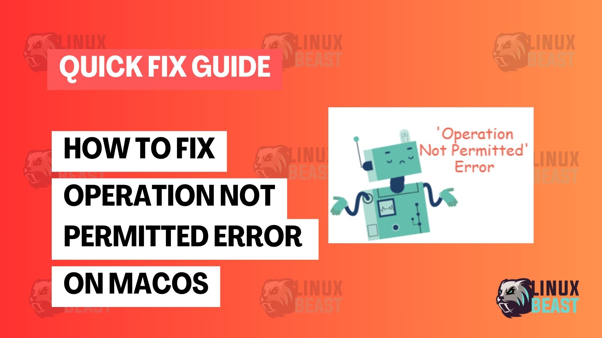 How to Fix 'Operation Not Permitted' Error in VSCode Terminal on MacOS