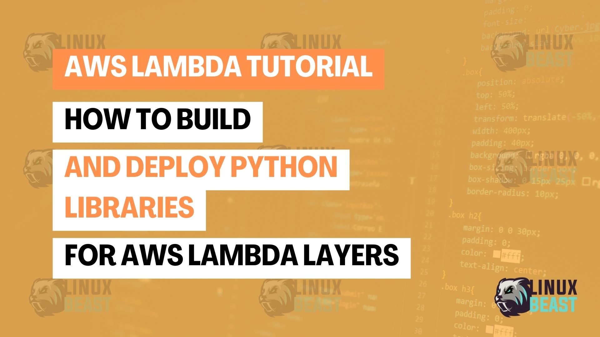 How to Build and Deploy Python Libraries for AWS Lambda Layers