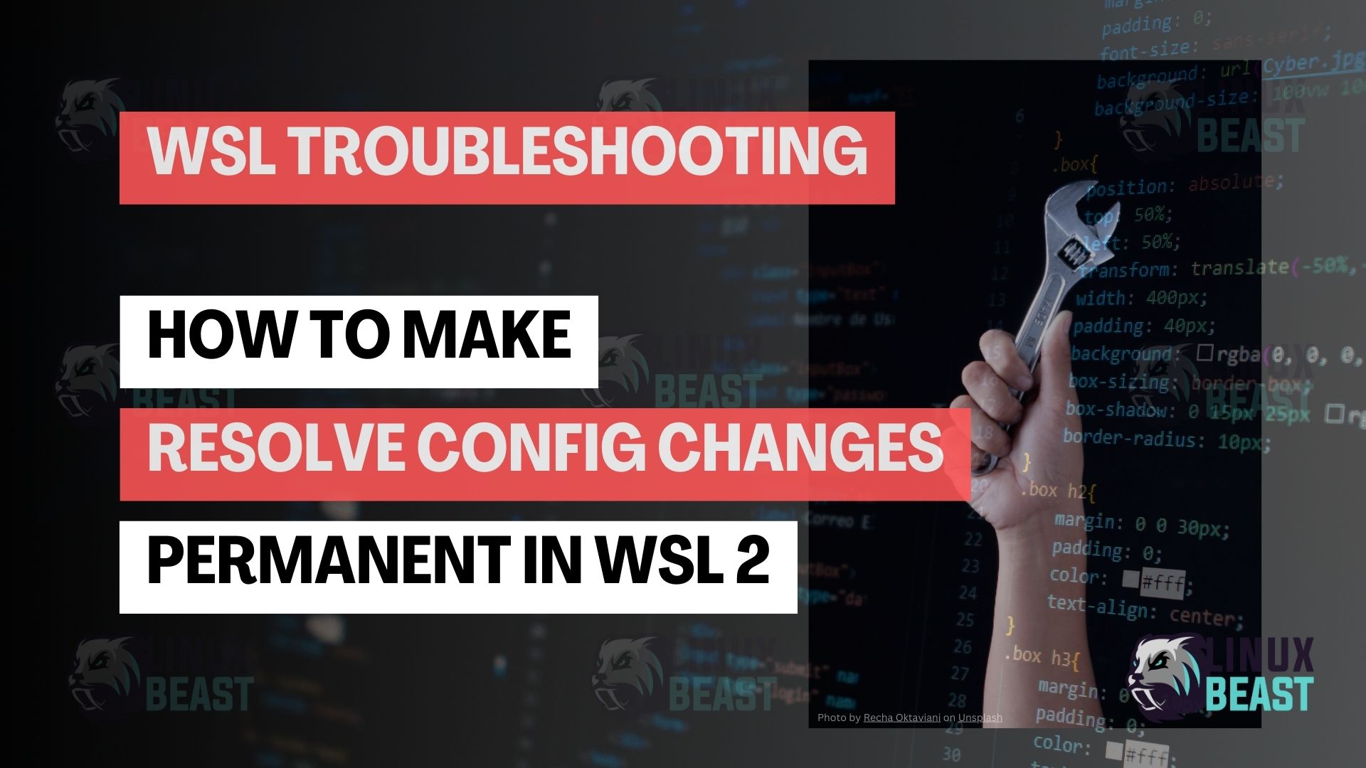 How to Make Resolve Config Changes Permanent in WSL 2
