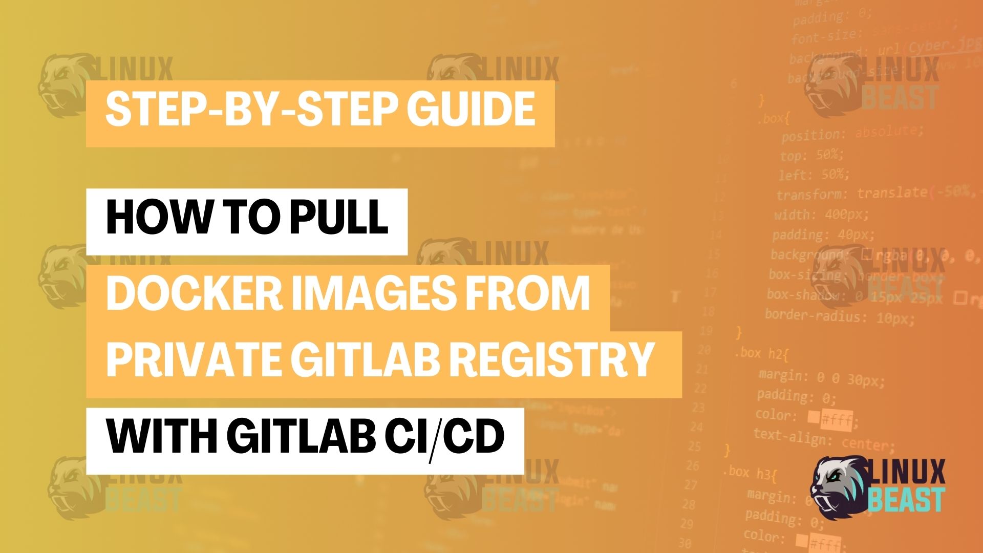 How to Pull Docker Images from Private GitLab Registry with GitLab CI/CD