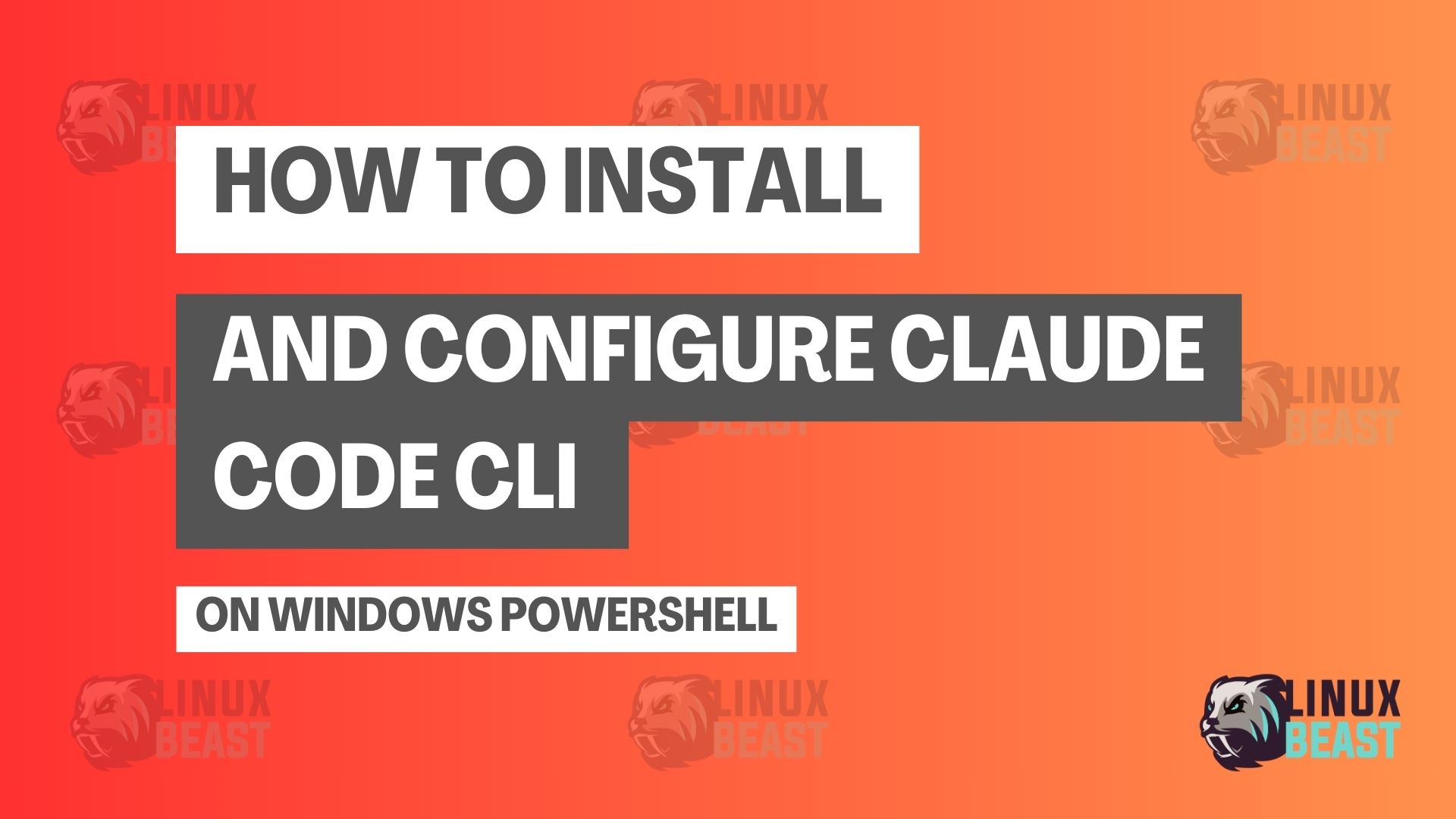How to Install and Configure Claude Code CLI on Windows PowerShell